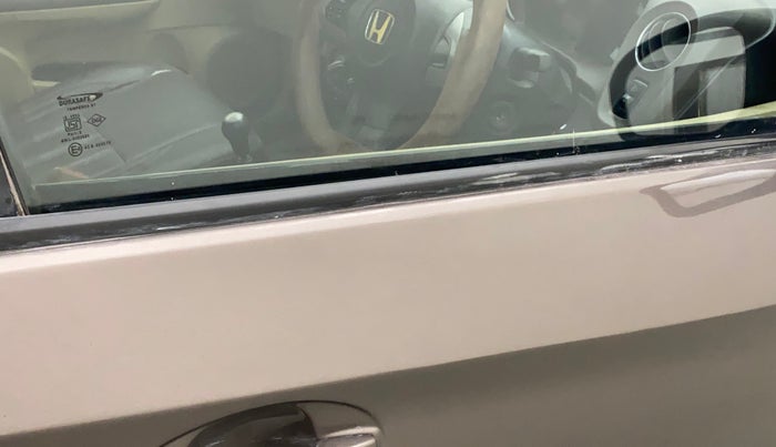 2013 Honda Brio S MT, Petrol, Manual, 74,001 km, Driver-side door - Weather strip has minor damage