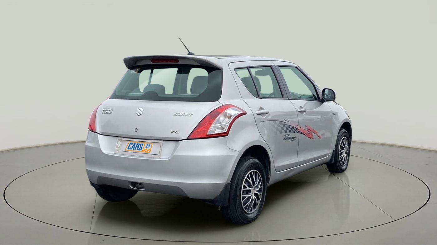 2013 Maruti Swift VXI, Petrol, Manual, 81,124 km, Right Back Diagonal