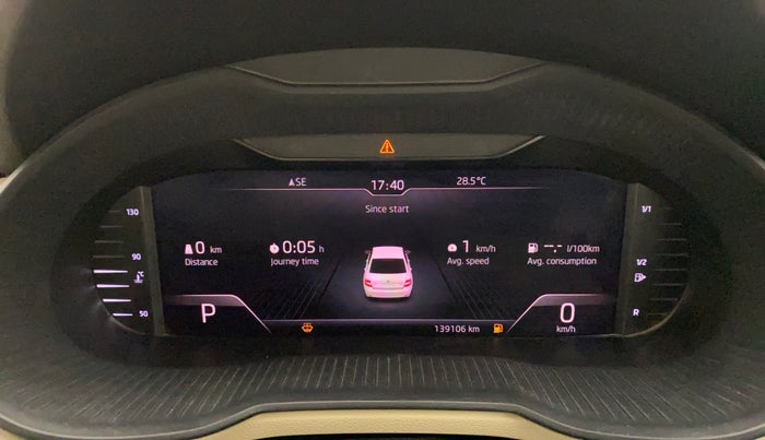 2019 Skoda Octavia L&K 1.8 TSI AT, Petrol, Automatic, 1,39,105 km, Odometer Image