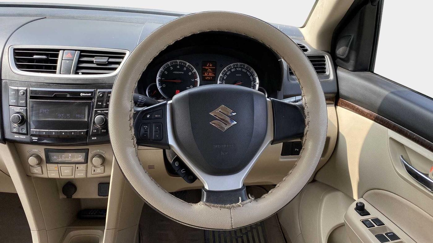 2015 Maruti Swift Dzire ZXI, Petrol, Manual, 62,171 km, Steering Wheel Close Up