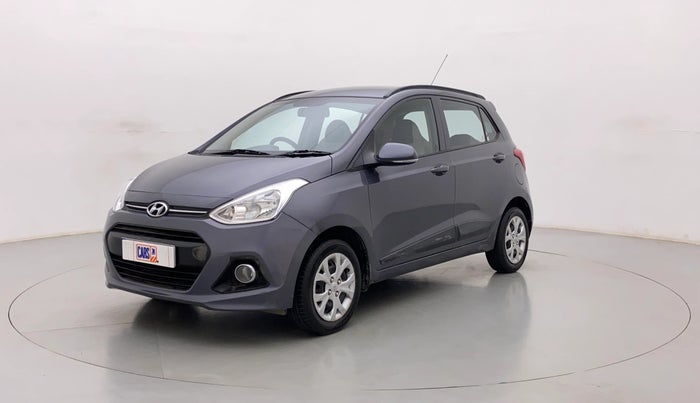 2015 Hyundai Grand i10 SPORTZ 1.2 KAPPA VTVT, Petrol, Manual, 34,857 km, Left Front Diagonal