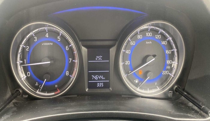 2017 Maruti Baleno DELTA PETROL 1.2, Petrol, Manual, 74,608 km, Odometer Image