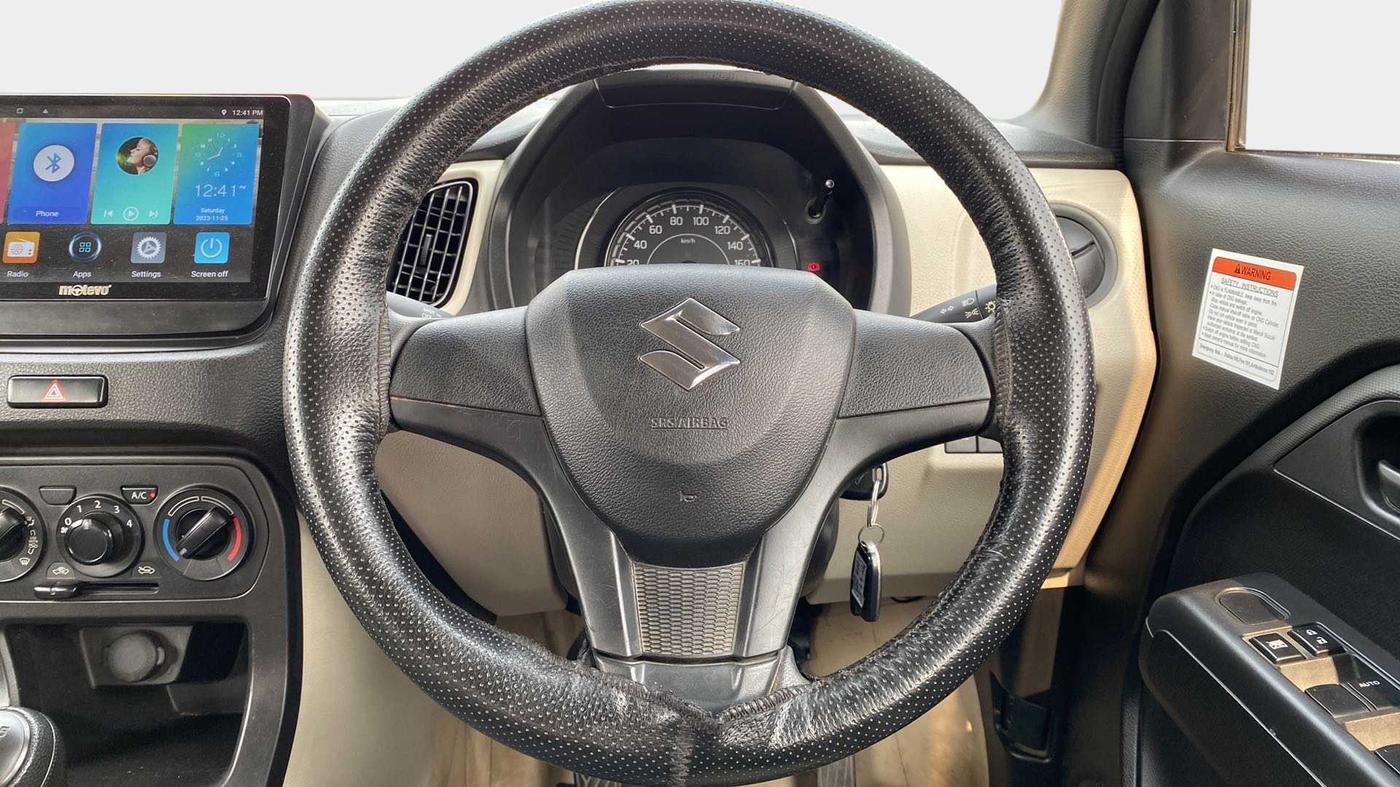 2021 Maruti New Wagon-R LXI CNG 1.0, CNG, Manual, 56,764 km, Steering Wheel Close Up