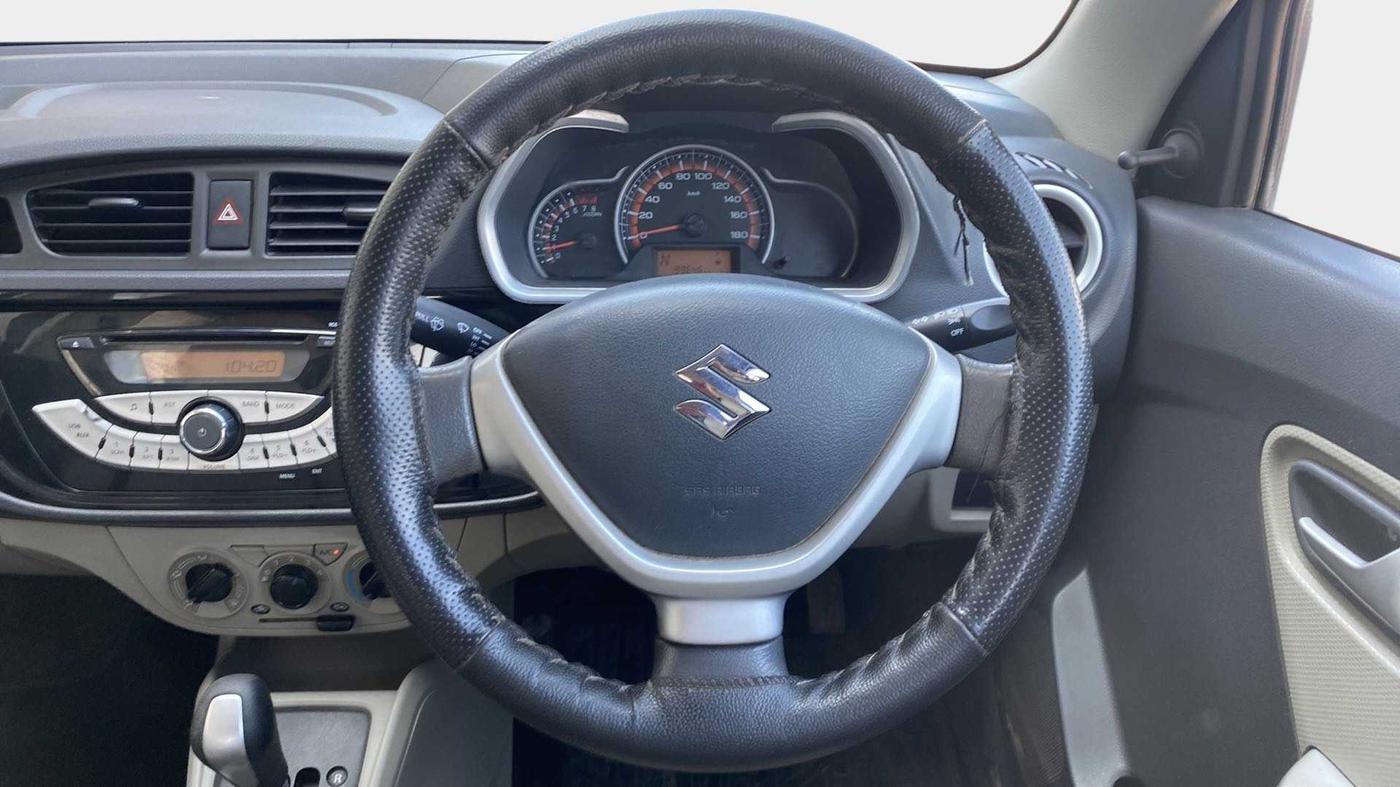 2017 Maruti Alto K10 VXI (O) AMT, Petrol, Automatic, 99,668 km, Steering Wheel Close Up