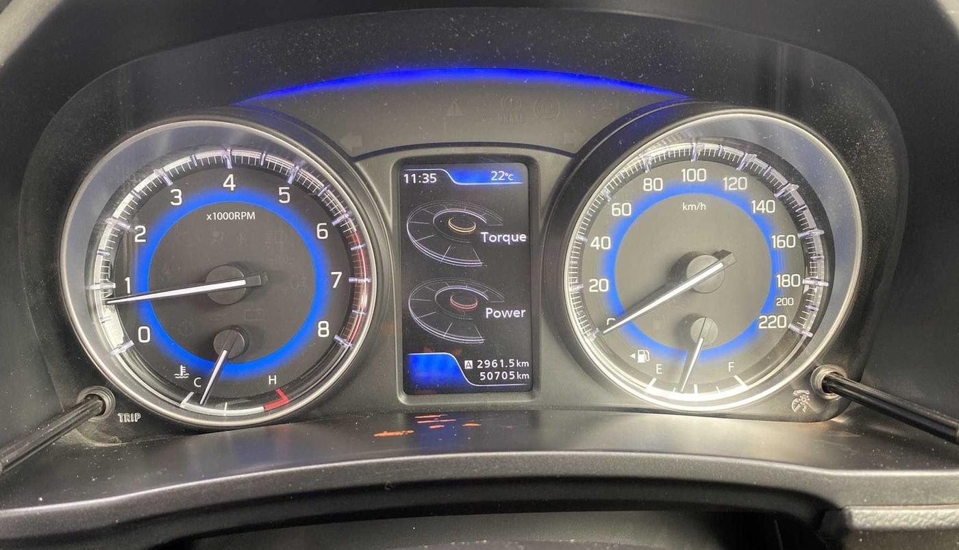 2021 Toyota Glanza V, Petrol, Manual, 50,696 km, Odometer Image