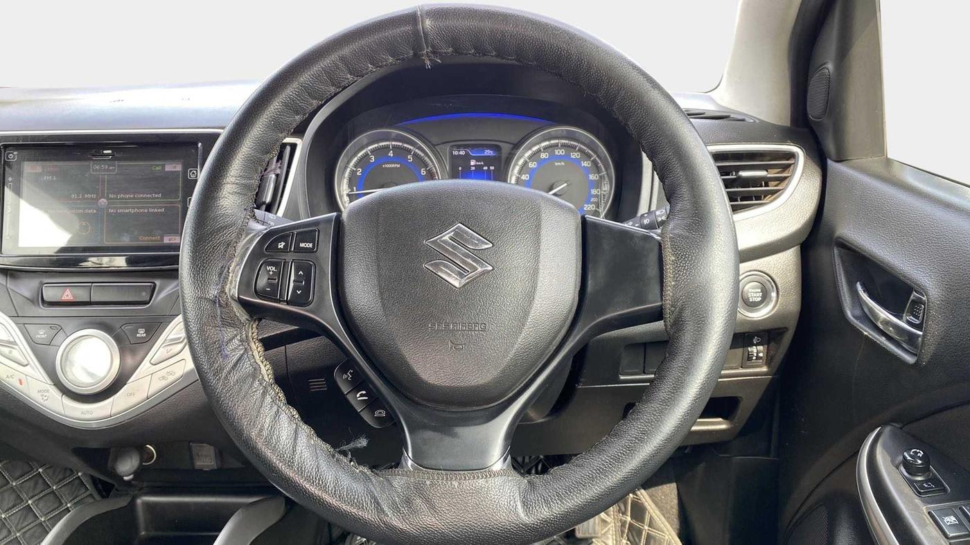 2018 Maruti Baleno ALPHA PETROL 1.2, Petrol, Manual, 33,282 km, Steering Wheel Close Up