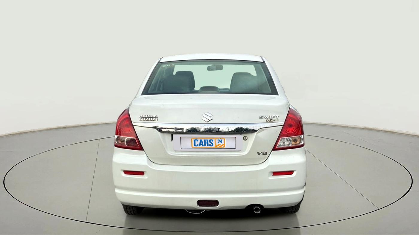 2011 Maruti Swift Dzire VXI, Petrol, Manual, 73,221 km, Back/Rear