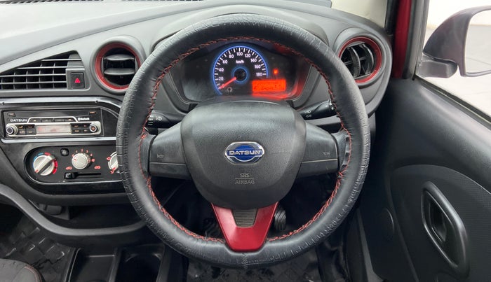 2016 Datsun Redi Go S, Petrol, Manual, 64,045 km, Steering Wheel Close Up