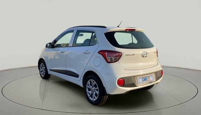 2017 Hyundai Grand i10 SPORTZ (O) 1.2 KAPPA VTVT, Petrol, Manual, 43,816 km, Left Back Diagonal