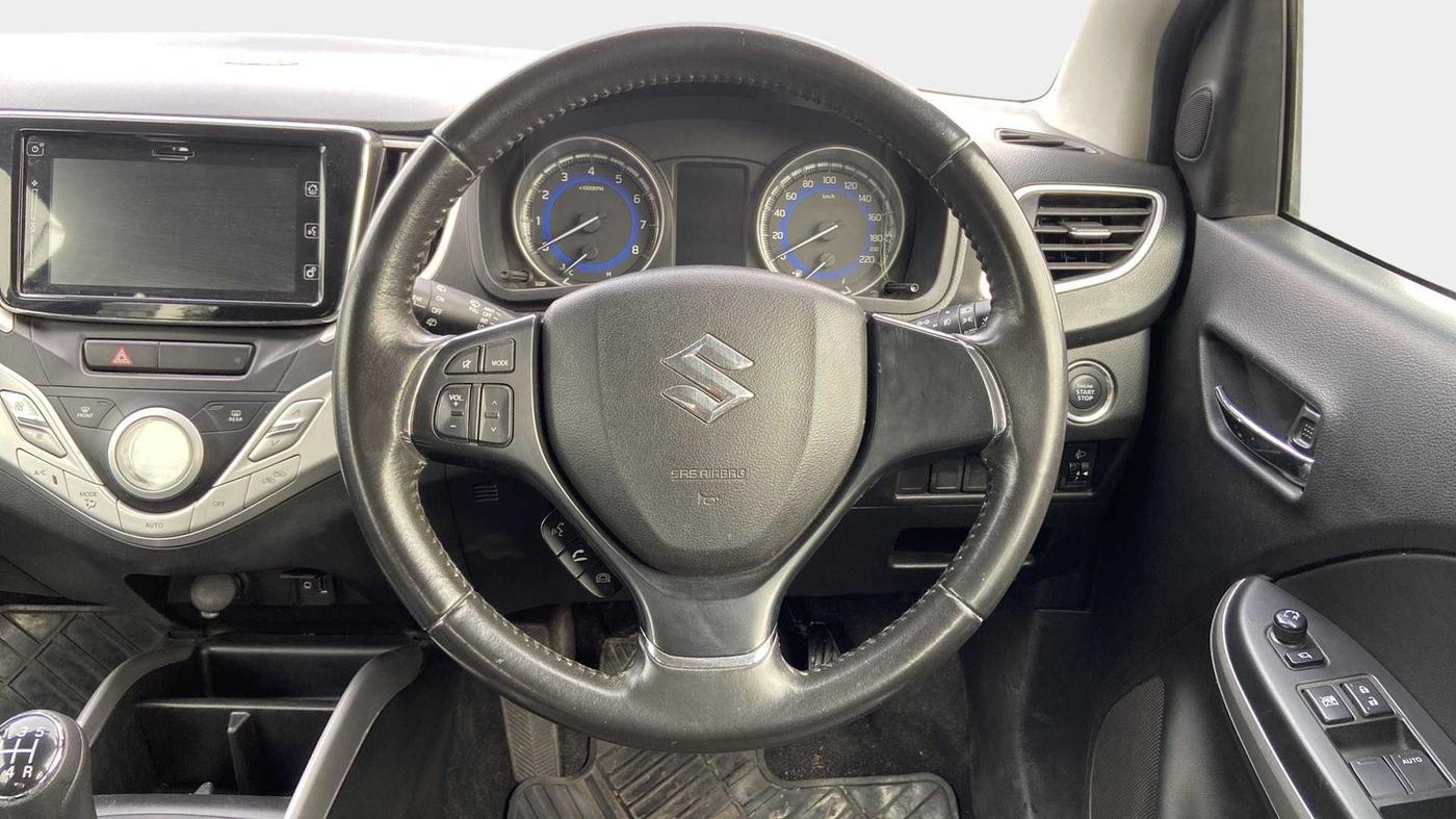 2016 Maruti Baleno ALPHA PETROL 1.2, Petrol, Manual, 59,720 km, Steering Wheel Close Up