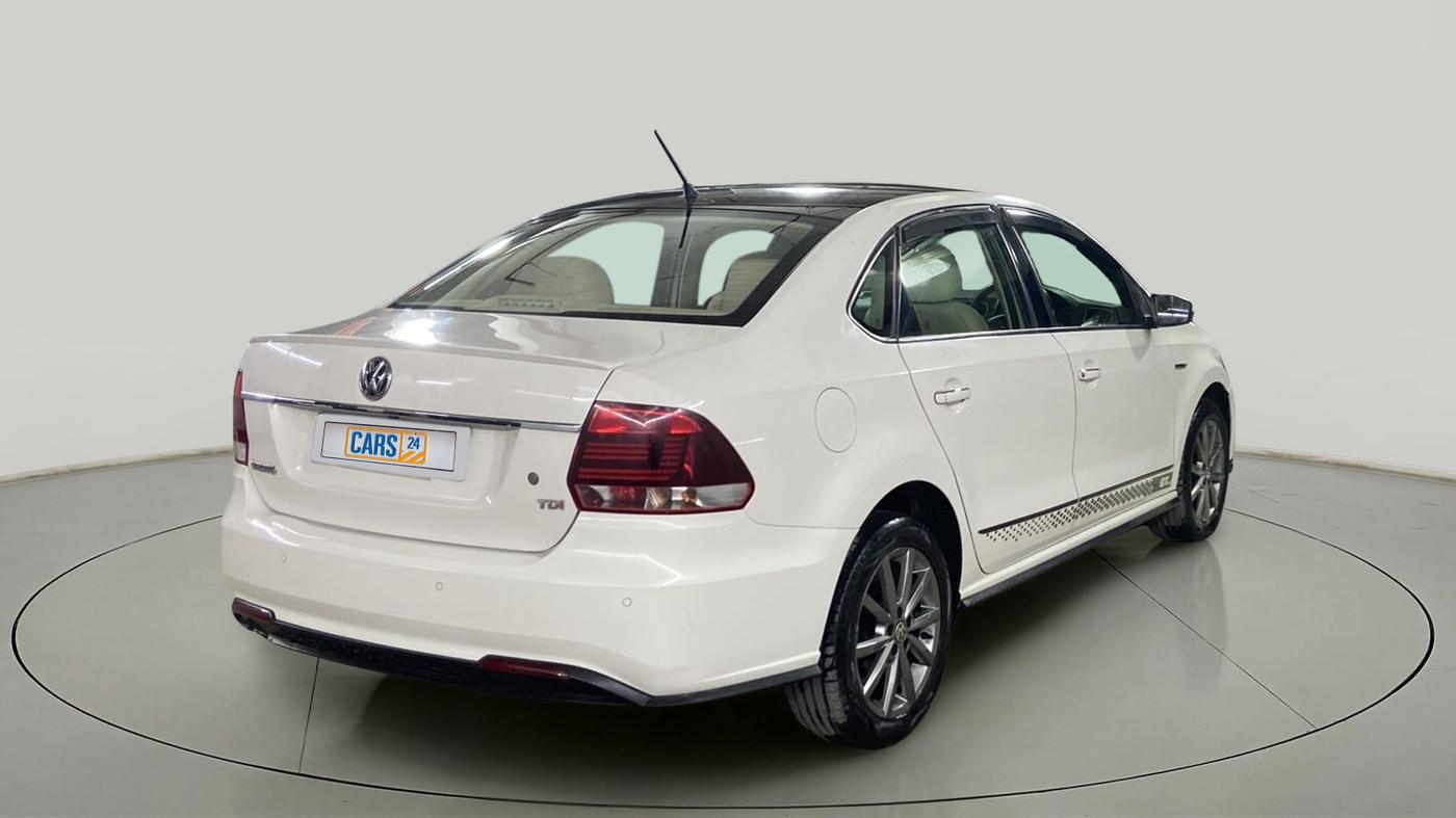 2019 Volkswagen Vento HIGHLINE PLUS 1.5 AT, Diesel, Automatic, 32,221 km, Right Back Diagonal