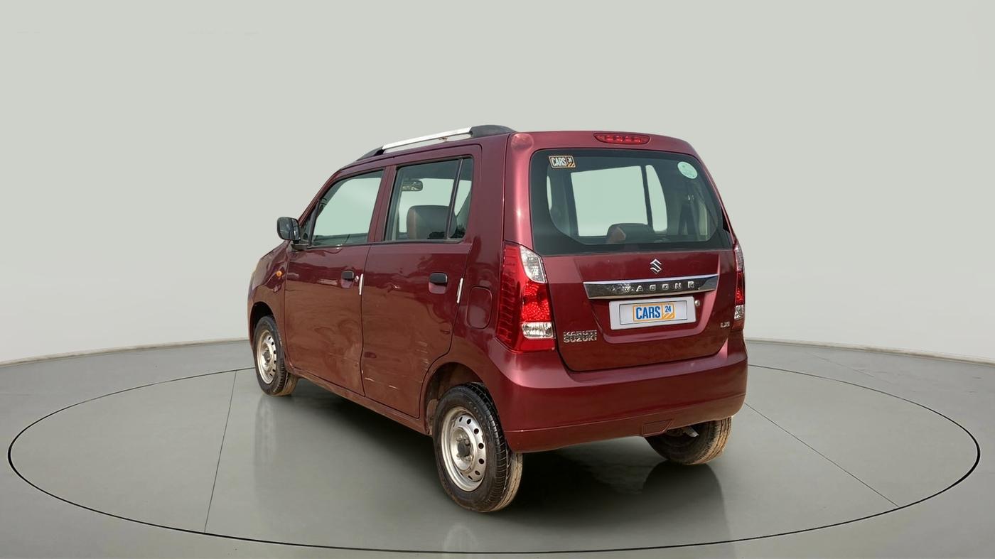 2012 Maruti Wagon R 1.0 LXI, Petrol, Manual, 44,708 km, Left Back Diagonal