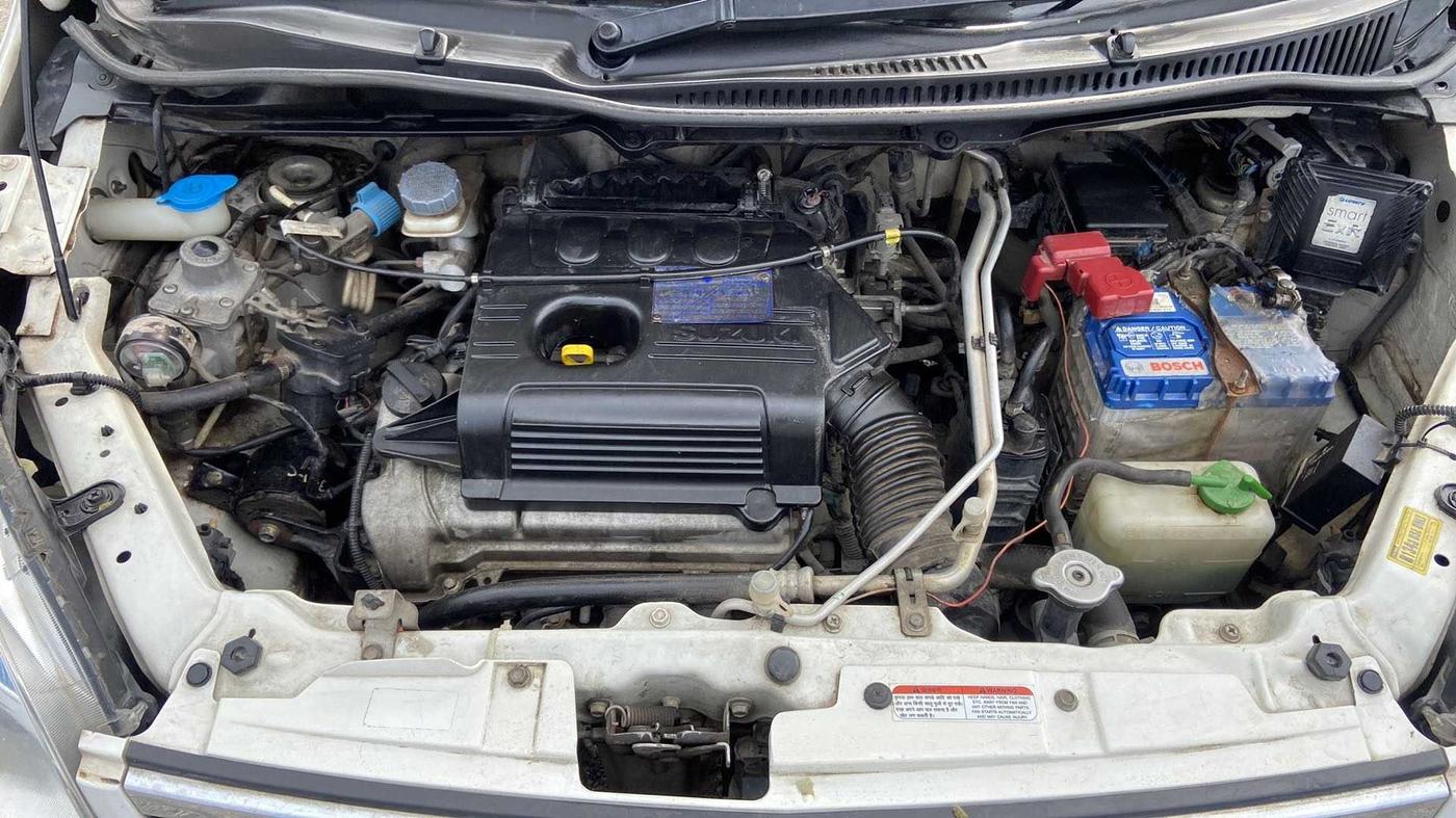 2017 Maruti Wagon R 1.0 VXI, CNG, Manual, 60,393 km, Open Bonet