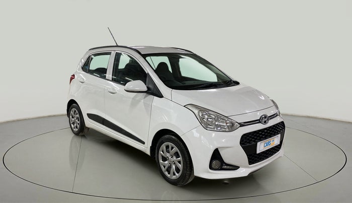 2018 Hyundai Grand i10 SPORTZ 1.2 KAPPA VTVT, Petrol, Manual, 46,139 km, Right Front Diagonal