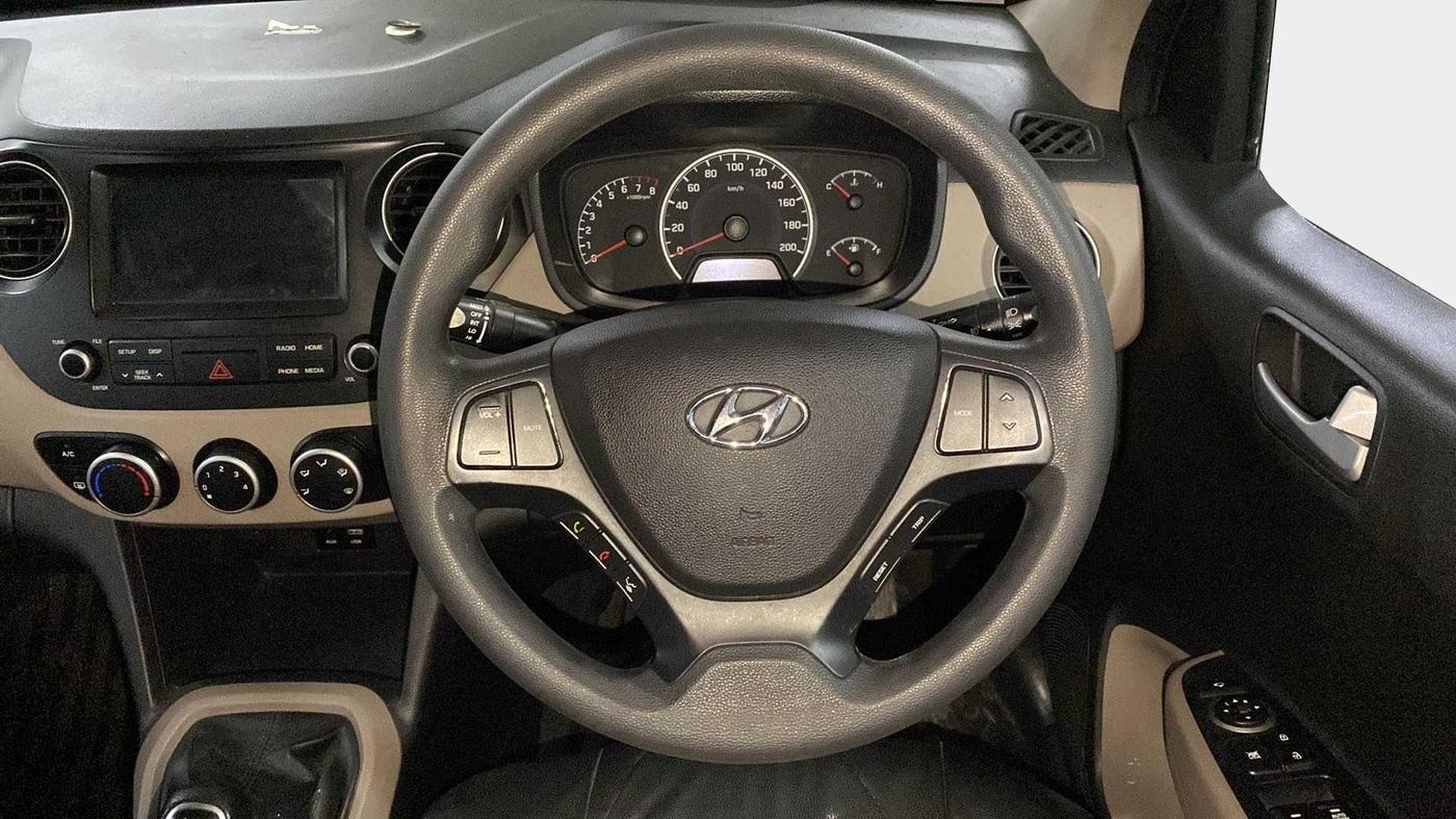 2018 Hyundai Grand i10 SPORTZ 1.2 KAPPA VTVT, Petrol, Manual, 46,139 km, Steering Wheel Close Up