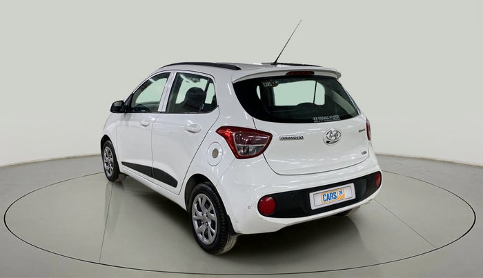 2018 Hyundai Grand i10 SPORTZ 1.2 KAPPA VTVT, Petrol, Manual, 46,139 km, Left Back Diagonal