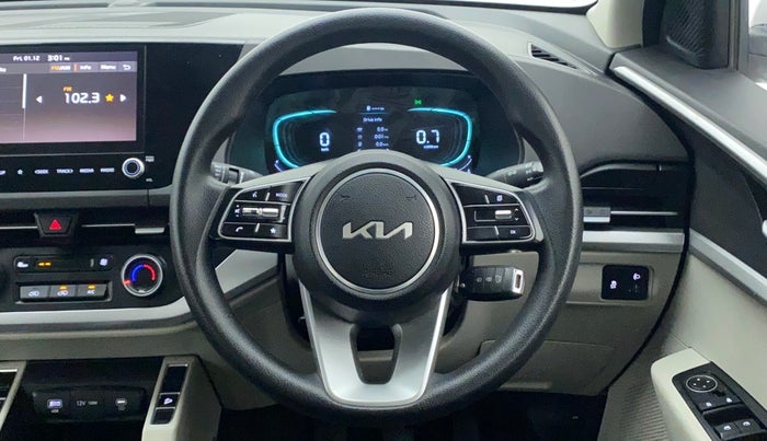 2022 KIA CARENS PRESTIGE 1.4 PETROL 7 STR, Petrol, Manual, 13,916 km, Steering Wheel Close Up