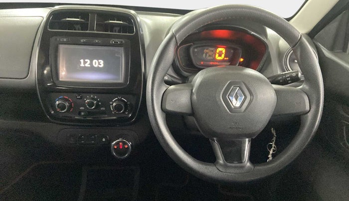 2018 Renault Kwid RXT 1.0 AMT (O), Petrol, Automatic, 10,403 km, Steering Wheel Close Up
