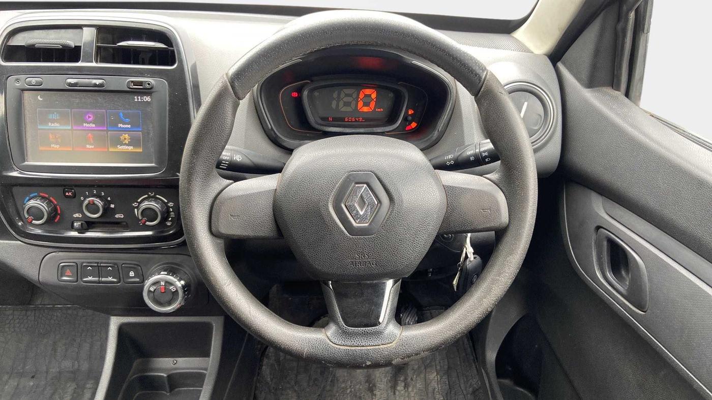 2017 Renault Kwid RXL 1.0 AMT, CNG, Automatic, 61,543 km, Steering Wheel Close Up