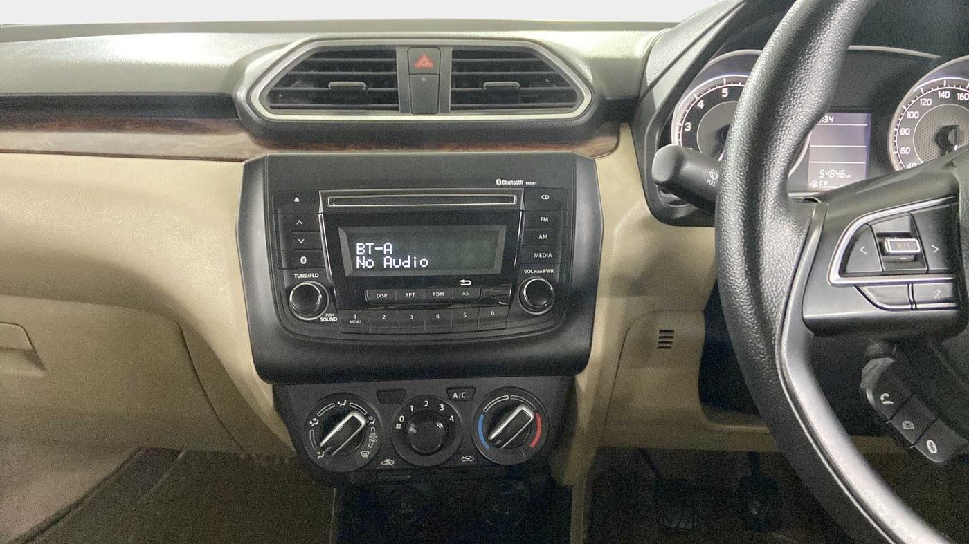 2018 Maruti Dzire VXI, Petrol, Manual, 54,828 km, Infotainment System