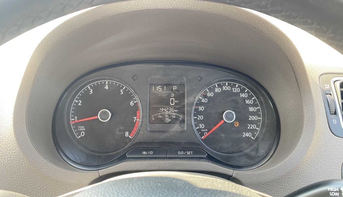 2017 Volkswagen Vento HIGHLINE PLUS 1.2 AT 16 ALLOY, Petrol, Automatic, 44,681 km, Odometer Image