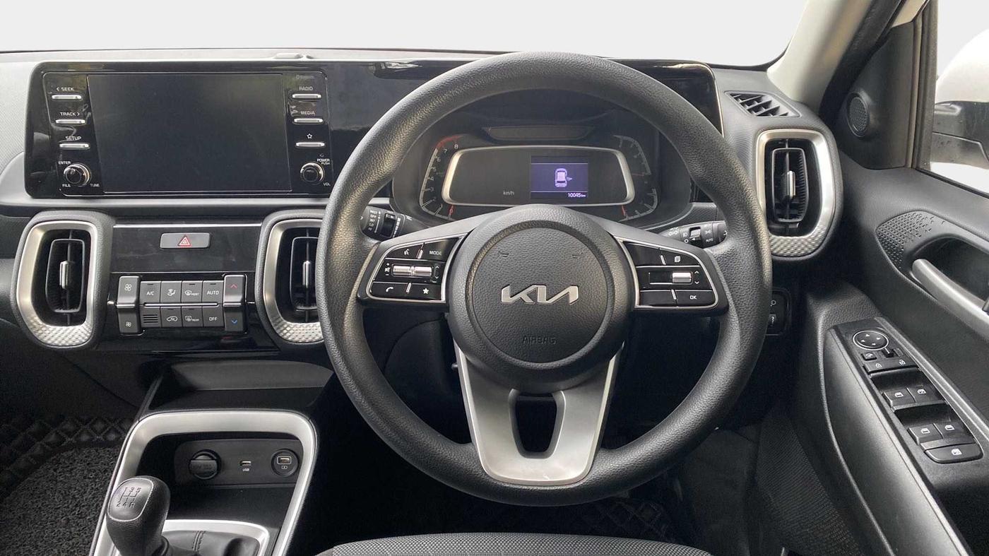 2022 KIA SONET HTK PLUS 1.2, Petrol, Manual, 10,022 km, Steering Wheel Close Up