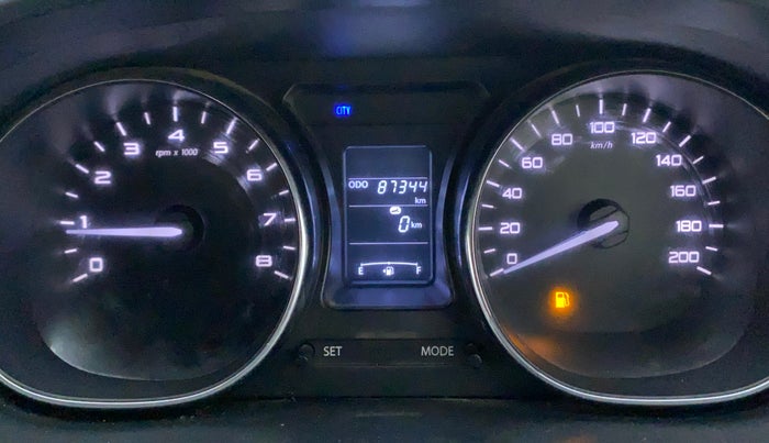 2018 Tata TIGOR XZ PLUS PETROL, Petrol, Manual, 87,428 km, Odometer Image