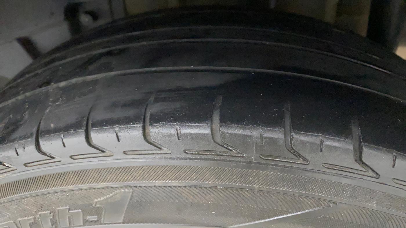 2018 Tata TIGOR XZ PLUS PETROL, Petrol, Manual, 87,428 km, Left Rear Tyre Tread