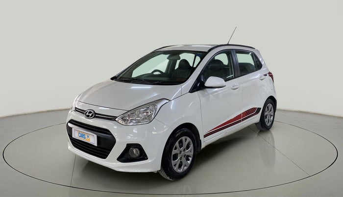 2016 Hyundai Grand i10 SPORTZ 1.2 KAPPA VTVT, CNG, Manual, 63,057 km, Left Front Diagonal