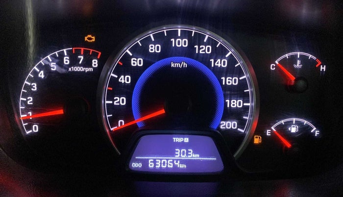 2016 Hyundai Grand i10 SPORTZ 1.2 KAPPA VTVT, CNG, Manual, 63,057 km, Odometer Image