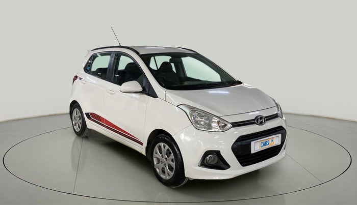 2016 Hyundai Grand i10 SPORTZ 1.2 KAPPA VTVT, CNG, Manual, 63,057 km, Right Front Diagonal