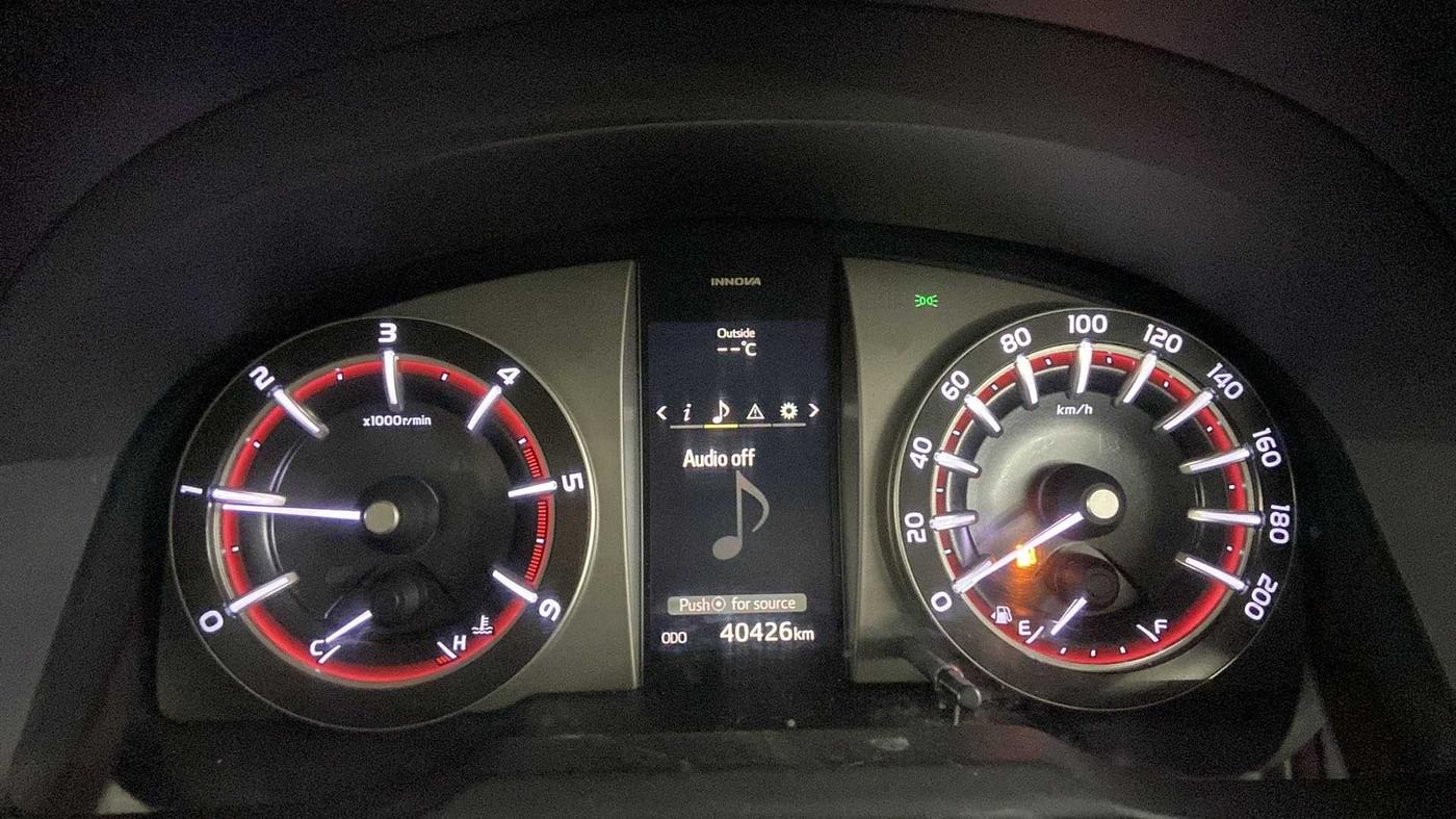 2017 Toyota Innova Crysta TOURING SPORT DIESEL MT, Diesel, Manual, 40,409 km, Odometer Image