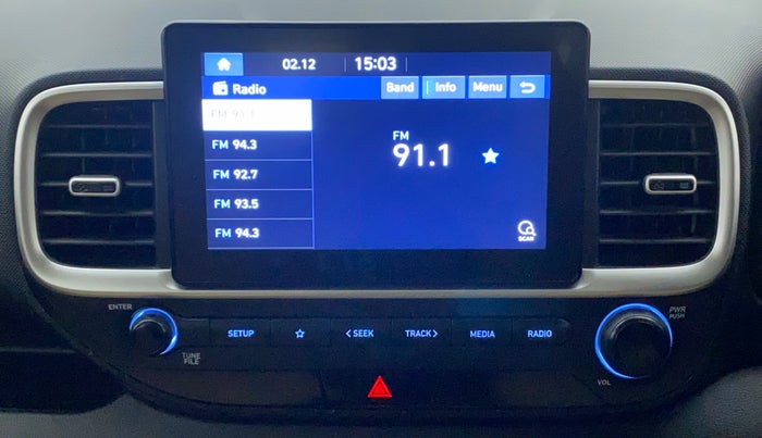 2020 Hyundai VENUE SX 1.0 TURBO, Petrol, Manual, 19,669 km, Infotainment System