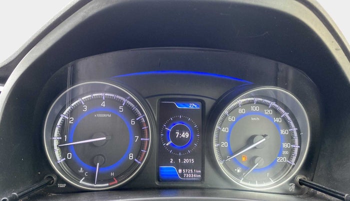 2017 Maruti Baleno ALPHA PETROL 1.2, Petrol, Manual, 73,006 km, Odometer Image
