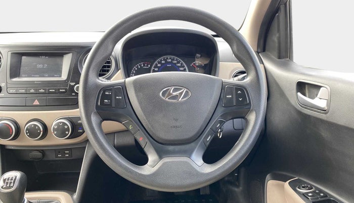 2017 Hyundai Grand i10 SPORTZ 1.2 KAPPA VTVT, Petrol, Manual, 15,235 km, Steering Wheel Close Up