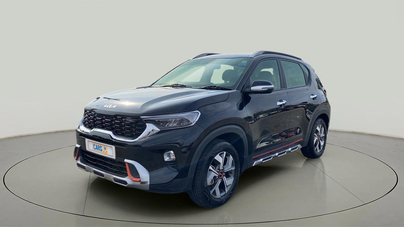 2022 KIA SONET HTX ANNIVERSARY EDITION 1.0 IMT, Petrol, Manual, 9,773 km, Left Front Diagonal