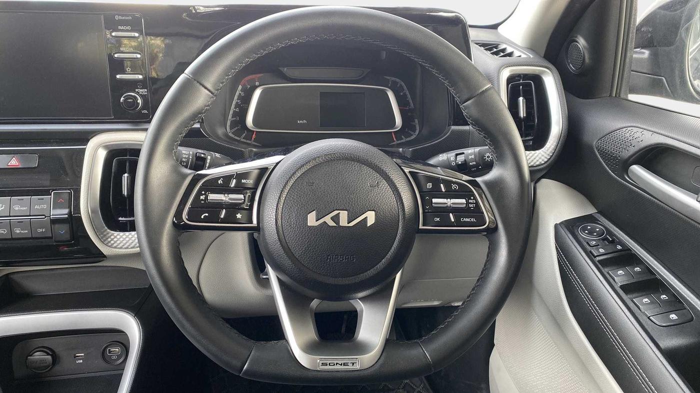 2022 KIA SONET HTX ANNIVERSARY EDITION 1.0 IMT, Petrol, Manual, 9,773 km, Steering Wheel Close Up