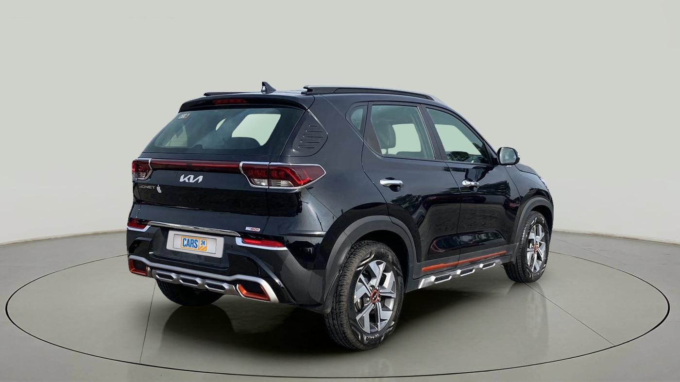 2022 KIA SONET HTX ANNIVERSARY EDITION 1.0 IMT, Petrol, Manual, 9,773 km, Right Back Diagonal