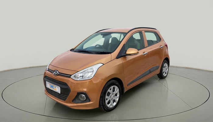 2014 Hyundai Grand i10 SPORTZ 1.2 KAPPA VTVT, Petrol, Manual, 39,667 km, Left Front Diagonal