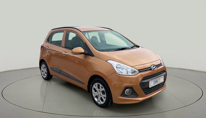 2014 Hyundai Grand i10 SPORTZ 1.2 KAPPA VTVT, Petrol, Manual, 39,667 km, Right Front Diagonal