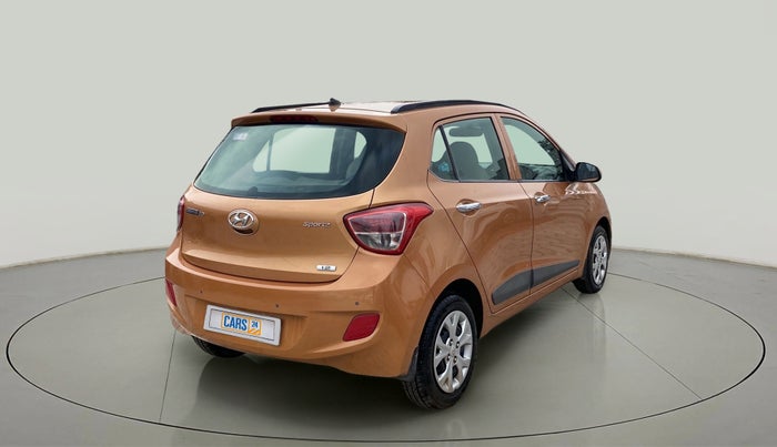 2014 Hyundai Grand i10 SPORTZ 1.2 KAPPA VTVT, Petrol, Manual, 39,667 km, Right Back Diagonal