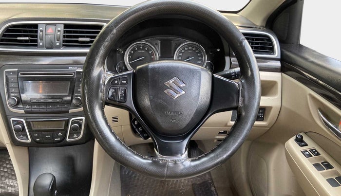 2017 Maruti Ciaz ZETA 1.4  AT PETROL, Petrol, Automatic, 72,443 km, Steering Wheel Close Up