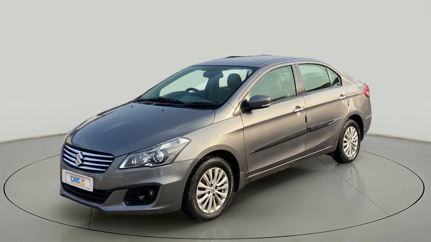 2017 Maruti Ciaz ZETA 1.4  AT PETROL, Petrol, Automatic, 72,443 km, Left Front Diagonal