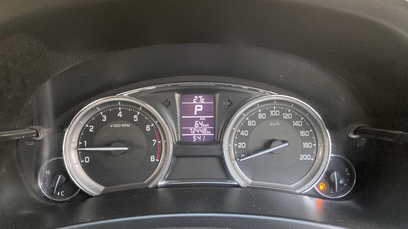 2017 Maruti Ciaz ZETA 1.4  AT PETROL, Petrol, Automatic, 72,443 km, Odometer Image