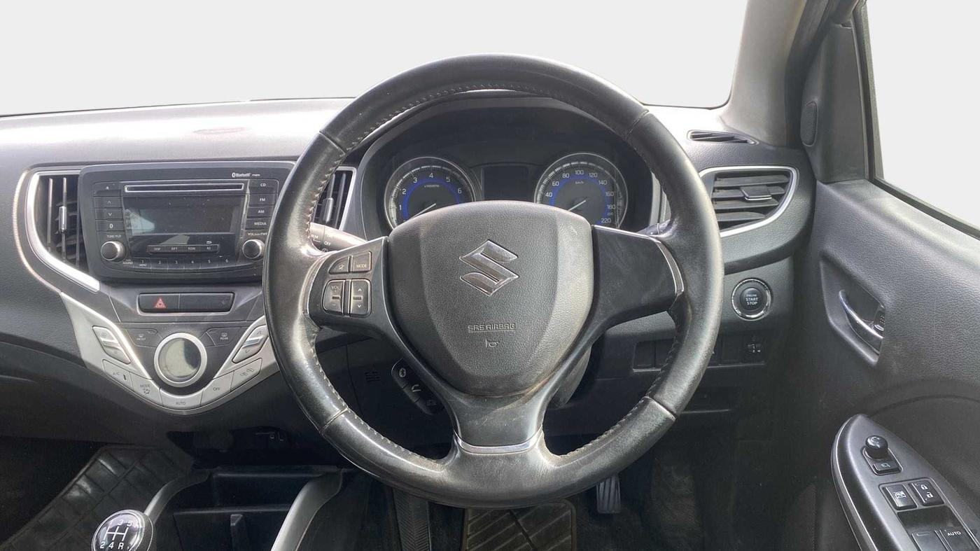 2015 Maruti Baleno ZETA PETROL 1.2, Petrol, Manual, 65,884 km, Steering Wheel Close Up