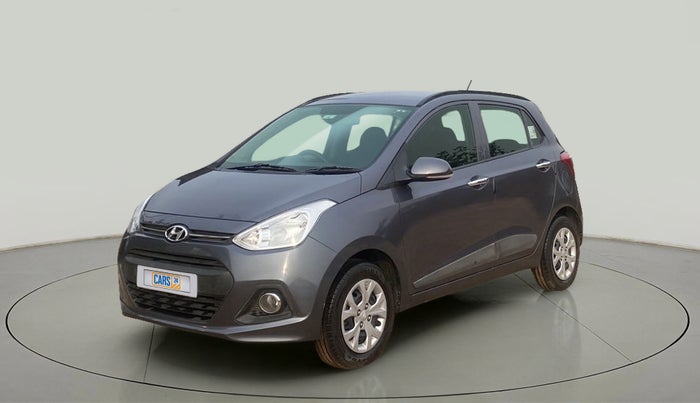 2014 Hyundai Grand i10 SPORTZ 1.2 KAPPA VTVT, Petrol, Manual, 13,495 km, Left Front Diagonal