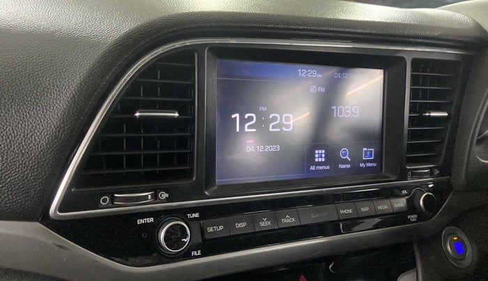 2018 Hyundai New Elantra 2.0 SX AT PETROL, Petrol, Automatic, 51,533 km, Infotainment system - GPS Card not working/missing