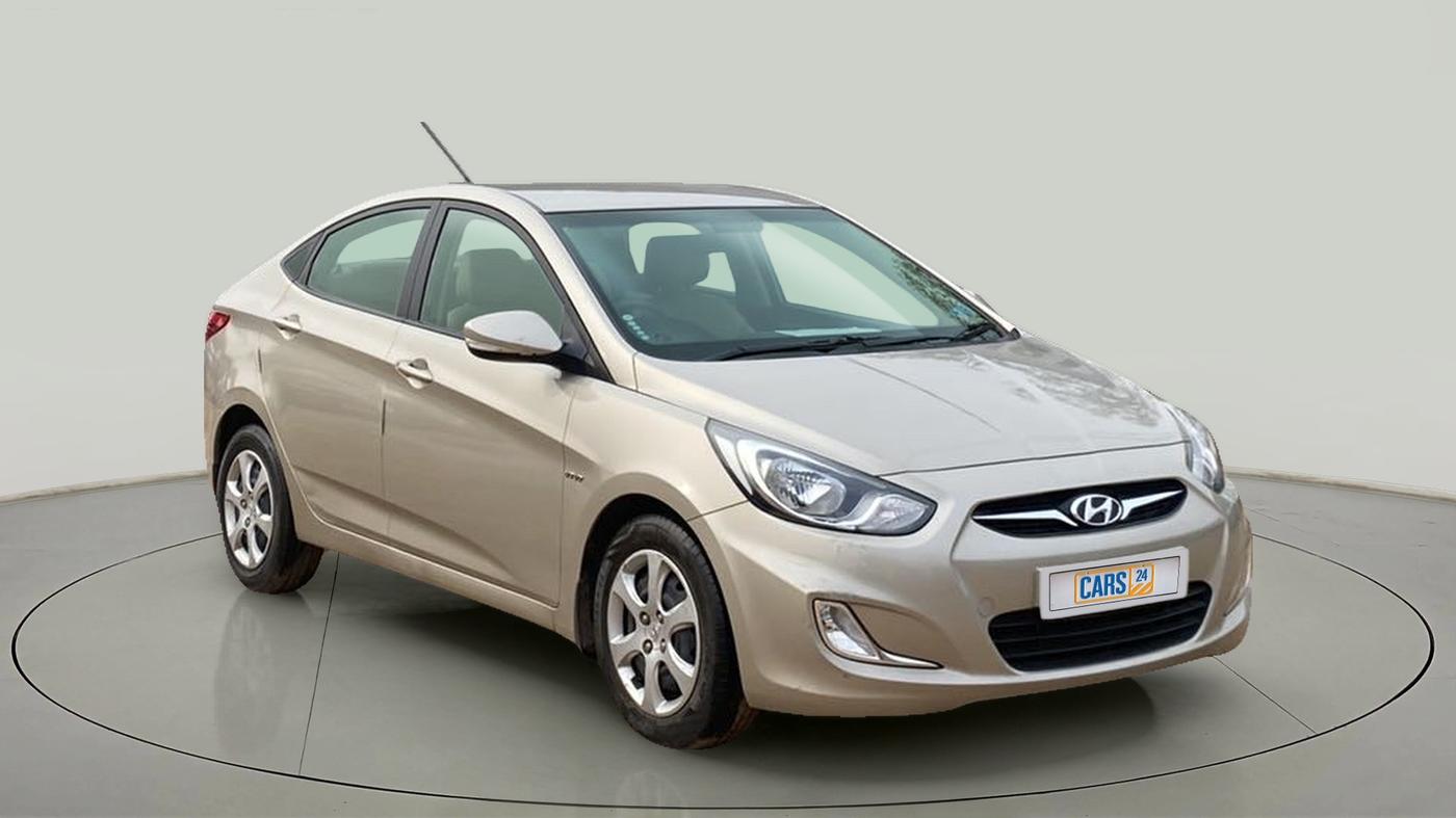2011 Hyundai Verna FLUIDIC 1.4 VTVT, Petrol, Manual, 21,308 km, Right Front Diagonal