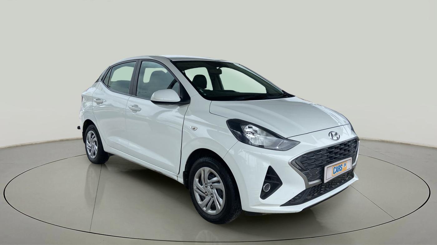 2022 Hyundai AURA S 1.2 CNG, CNG, Manual, 14,529 km, Right Front Diagonal