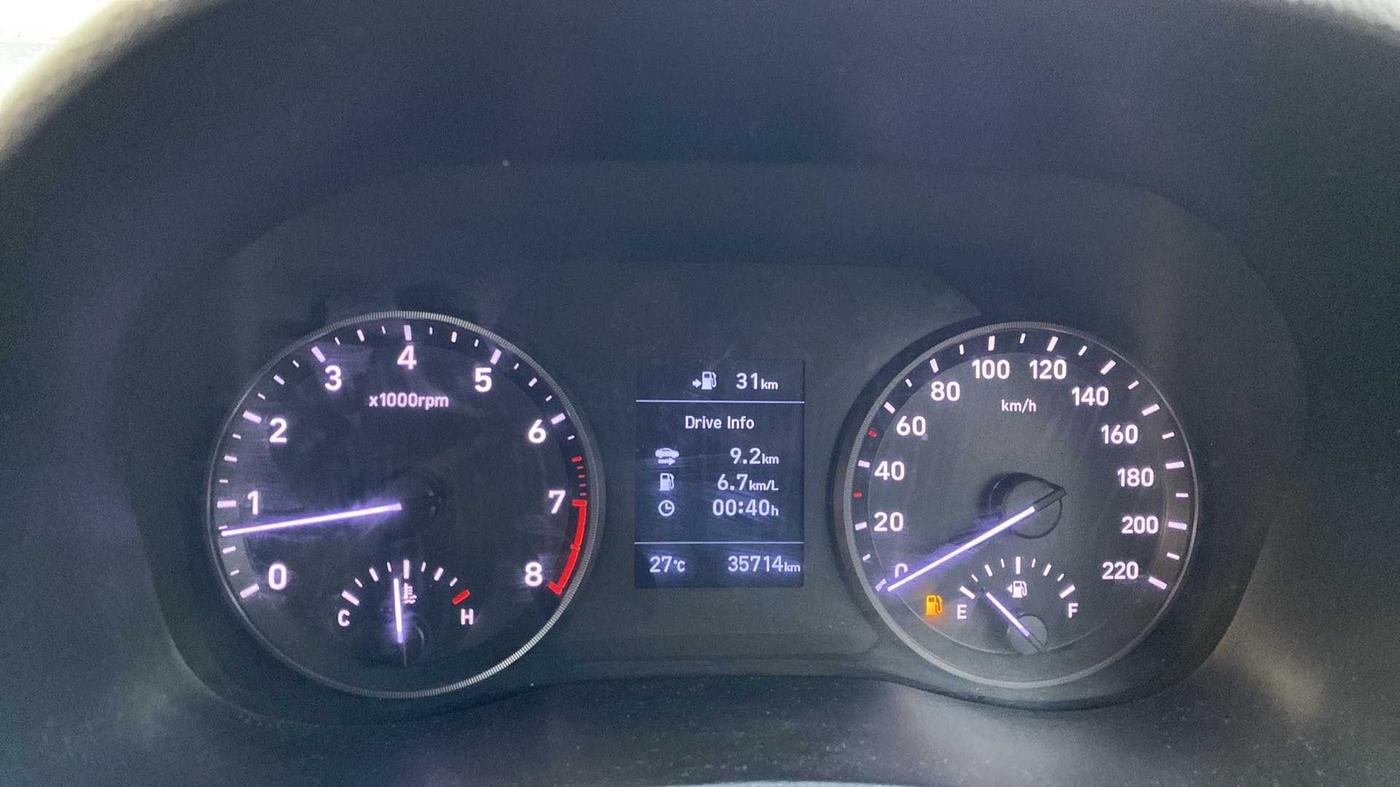2018 Hyundai Verna 1.6 VTVT SX (O) AT, Petrol, Automatic, 35,705 km, Odometer Image
